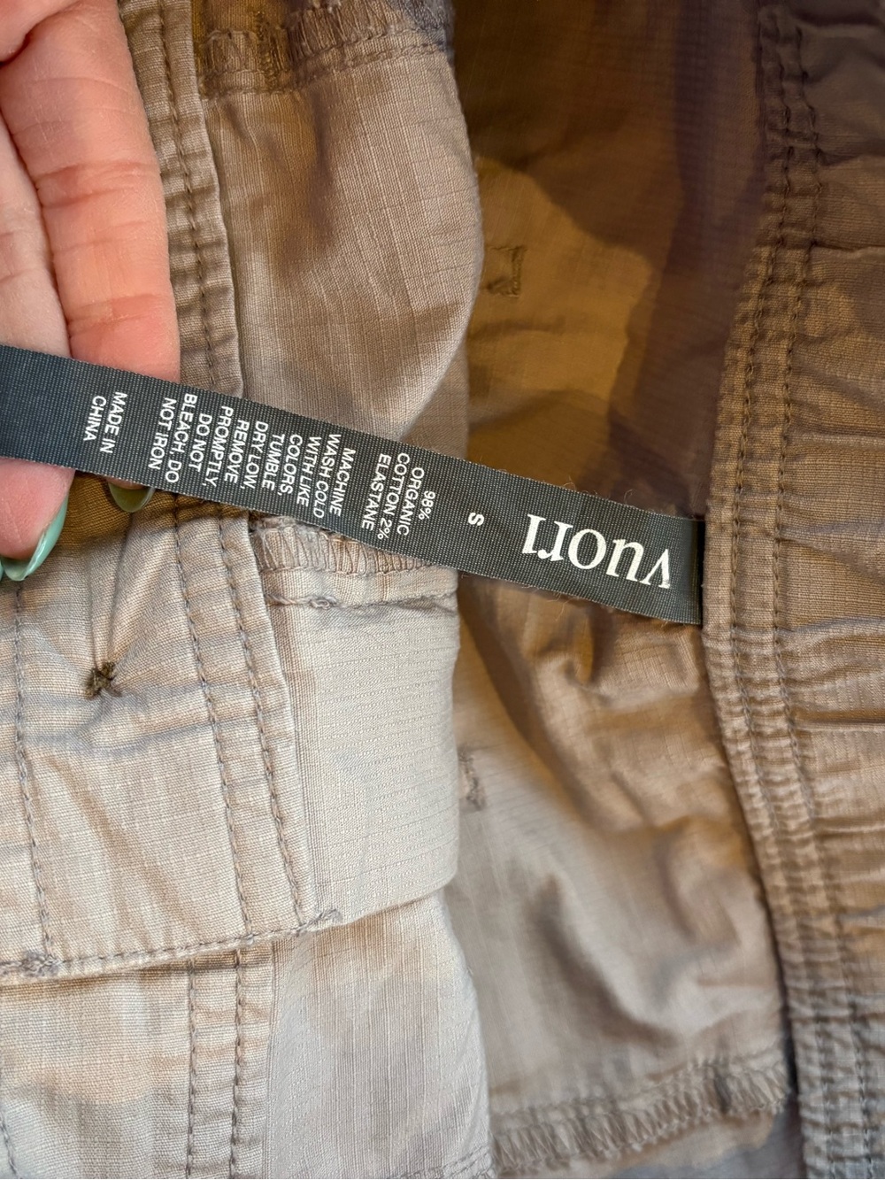 Vuori Vintage Ripshot Utility Short - Picture 2 of 5